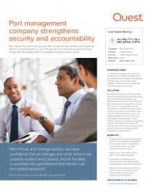Abu Dhabi Ports Fortifies Security & Accountability with Change Auditor 
