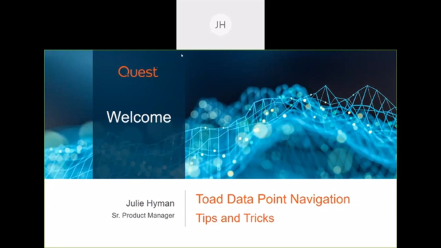 How to Navigate Toad Data Point – Tips and Tricks