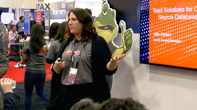 Julie Hyman presents Toad Solutions for Open Source Databases at Oracle OpenWorld